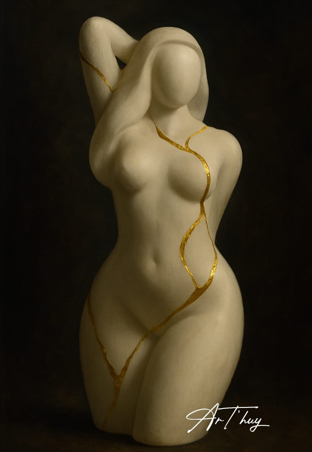 corps femme kintsugi woman body kintsugi