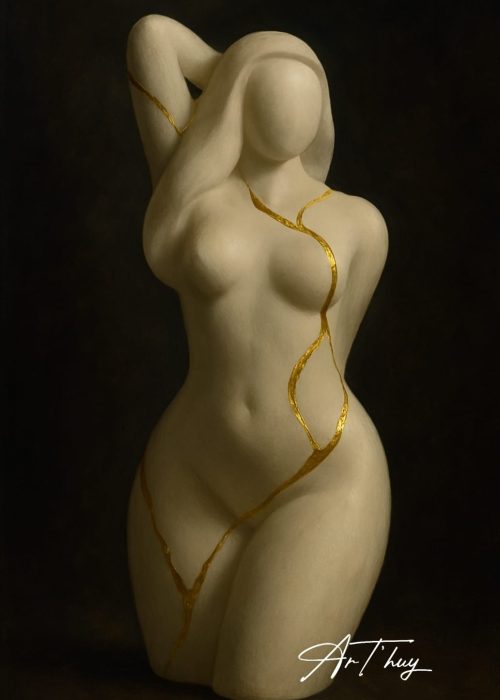 corps femme kintsugi woman body kintsugi